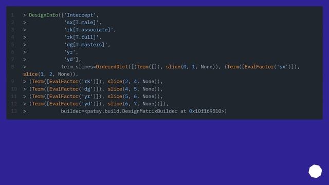 Python Pandas: how to turn a DataFrame with "factors" into a design matrix for linear regression? смотреть онлайн
