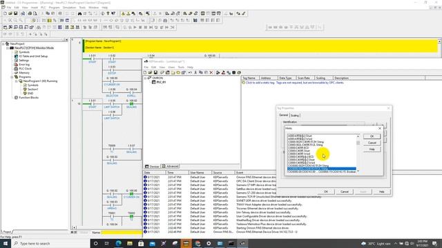 Connecting OMRON PLC on Kepware using Ethernet FINS/TCP смотреть онлайн
