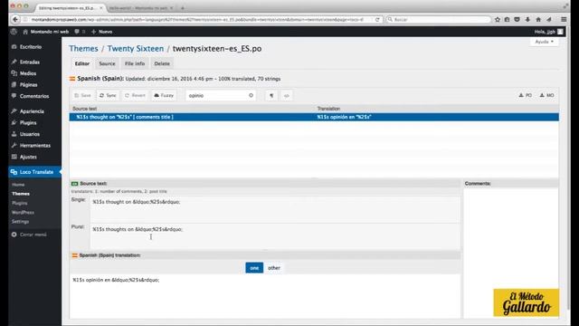 Como TRADUCIR TEXTOS en WORDPRESS desde CERO. смотреть онлайн