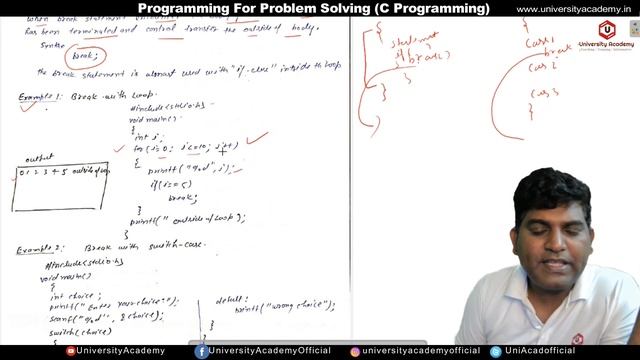 PPS51: C Break statement | Break statement in Loop | Break statement in switch case смотреть онлайн