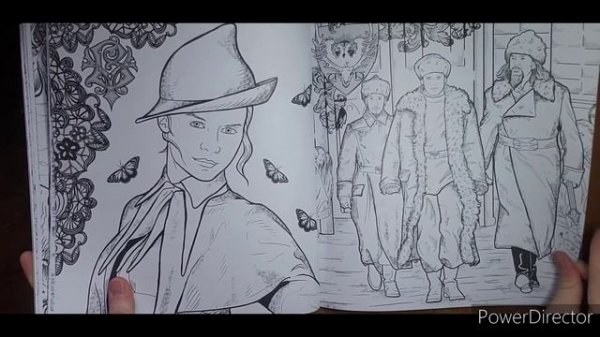 Harry Potter Coloring Wizardry Flip Through