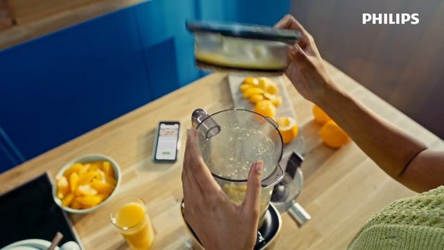 Стаціонарний блендер Philips Flip&Juice HR3770/00 - очищення смотреть онлайн