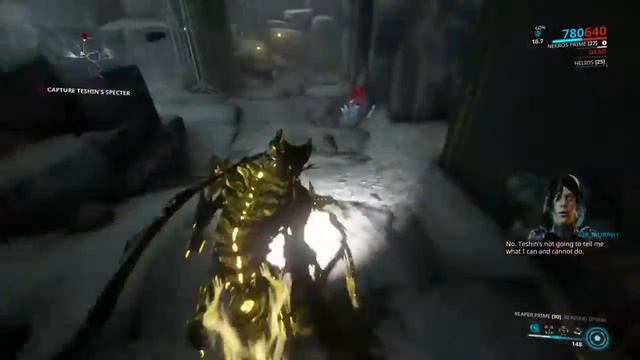 Epic Sword Battle vs Teshin Specre with Nekros Prime and Reaper Prime Melee Build смотреть онлайн