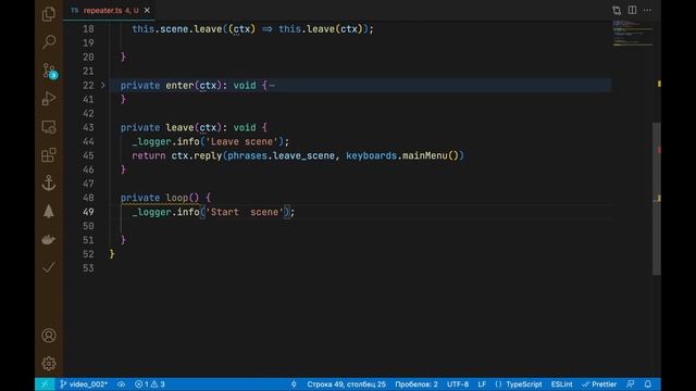 002 Разработка чат-бота для изучения языка (по системе Лейтнера) на Node.js + Typescript + Firebas