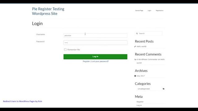 Redirect Users to WordPress Pages by Role | Plugin Feature смотреть онлайн