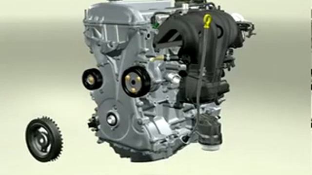 3D работа двигателя внутреннего сгорания смотреть онлайн