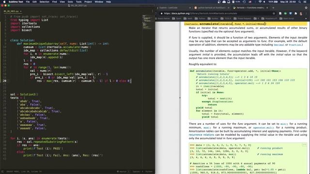 2021-05-28 LeetCode 1695 смотреть онлайн