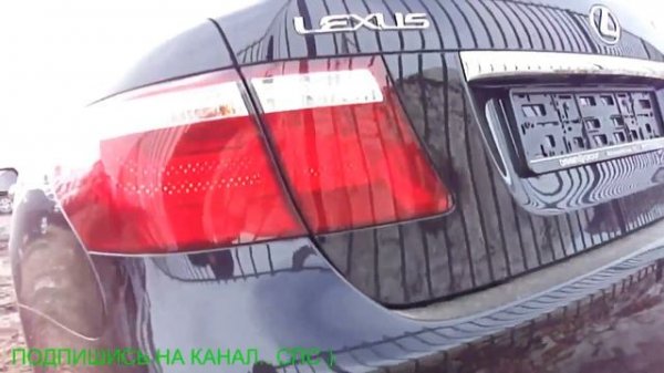 Лексус LS460 2007 года. Обзор интерьер. Lexus LS460 2007. Overview of the interior.