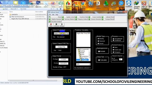Statistical DownScaling Model (SDSM) Tutorial | Analysis Maximum Temperature data in SDSM | Lec-7 смотреть онлайн