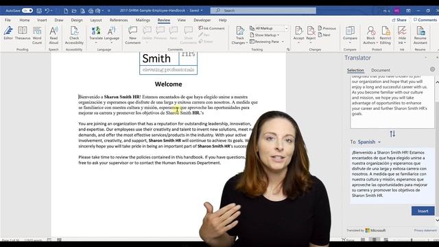 How To Translate Text Into A Different Language - Microsoft Translator in Word and PowerPoint O365 смотреть онлайн