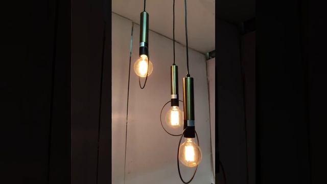 Lámpara Colgante Designers Negro y Bronce Antiguo 3 Luces 40W E27 , modelo 1295-2 смотреть онлайн