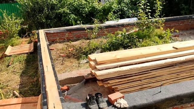 Строительство каркасного дома 6*8. Самострой, своими руками. смотреть онлайн