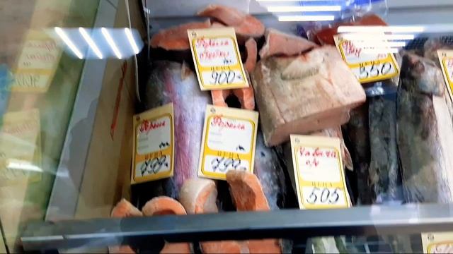 У нас новый магазин/Рыба и овощи/Цены приемлемые,хоть бы такие и остались/Обзор магазина/цены в Рос