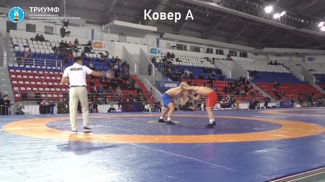 Ковер А. Республиканский турнир Госкомобеспечения по борьбе Хапсагай смотреть онлайн