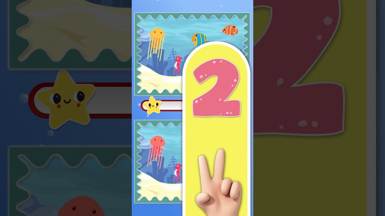 В океане под водой - Найди отличия - Веселые задачки - Логика для малышей #учисьиграй #крошкаантошка смотреть онлайн
