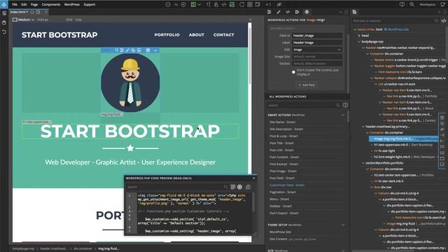 3. The Header - Create a Portfolio WordPress Theme - Tutorial смотреть онлайн
