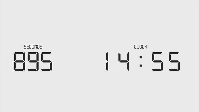 30 Minutes Digital Countdown Clock | 1800 Seconds Timer смотреть онлайн