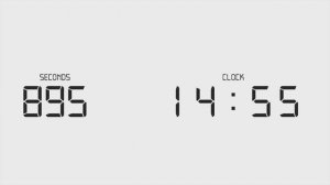 30 Minutes Digital Countdown Clock | 1800 Seconds Timer
