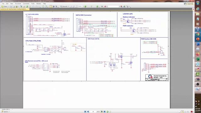 DA0FH5MB6F0 REV F SCHEMATIC Fujitsu Lifebook AH531 смотреть онлайн