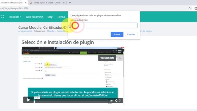 Aumentar o disminuir velocidad de vídeos de VIMEO ⭐ Programas eLearning смотреть онлайн
