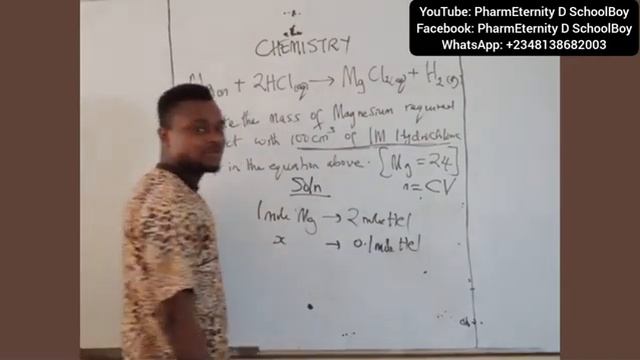 Calculating The Mass Of Mg Required To React With A Given Volume and Strenght Of HCl | CHEMISTRY смотреть онлайн