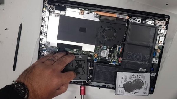 Acer Swift 3 SF315-52 disassembly to upgrade ram, replace disk and battery