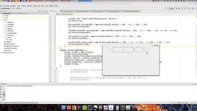 Урок по Java 121: AWT 1: Shapes смотреть онлайн