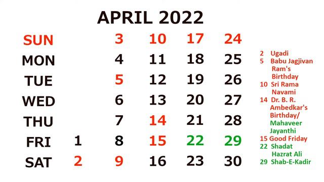 Calendar April 2022 смотреть онлайн
