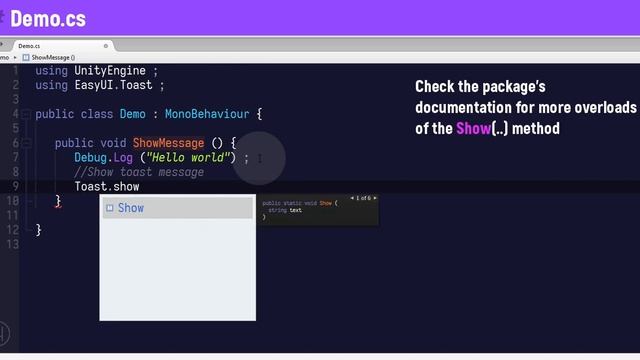 Unity Toast UI - Cross Platform Toast смотреть онлайн