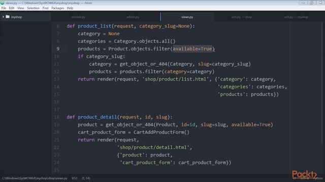 Django by Example : Creating an Online Shop Project | packtpub.com смотреть онлайн
