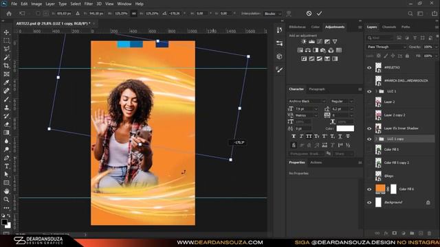 COMO CRIAR ARTE PARA PROVEDOR DE INTERNET | AULA DE PHOTOSHOP смотреть онлайн