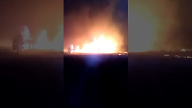 Пожар в с. Н. Жирим, 25.06.2015 г. Часть 2. смотреть онлайн