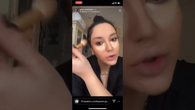 Как скрыть синяки под глазами Goar Avetisian , Гоар Аветисян показывает в Instagram смотреть онлайн