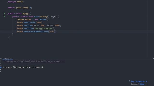 JAVA Swing Part A: Introduction to container, components and different ways of creating JFrame смотреть онлайн