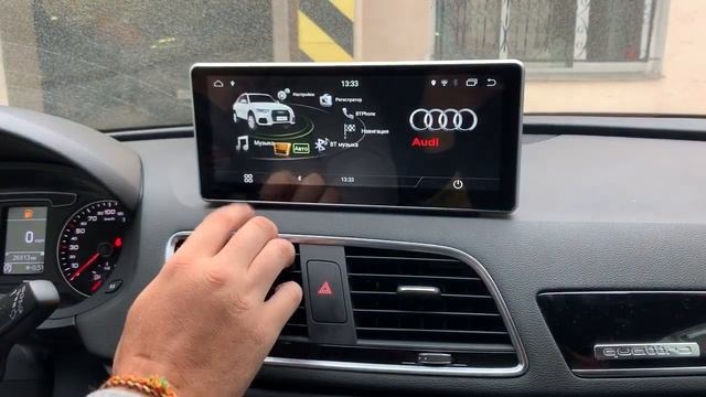 Audi Q3 1-го поколения - большой монитор и мультимедиа смотреть онлайн