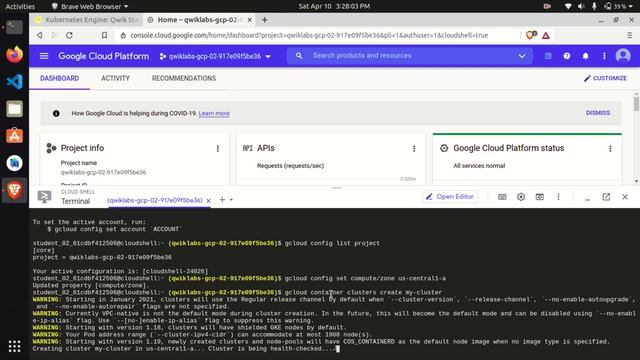 Google Kubernetes Engine : Qwik Start | Google Cloud Essentials | Qwik Labs - [GSP100] смотреть онлайн