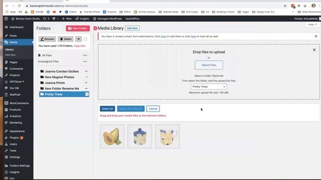 Folders plugin with media files on Wordpress (Premio.io) смотреть онлайн
