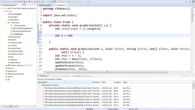 CSE 131: Graph Lines Demo смотреть онлайн