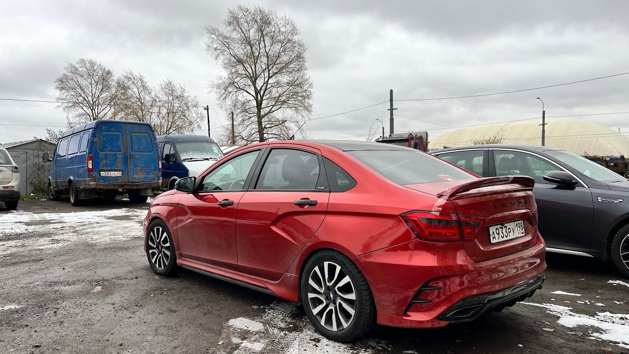 Спойлер на крышку багажника Веста спорт. смотреть онлайн