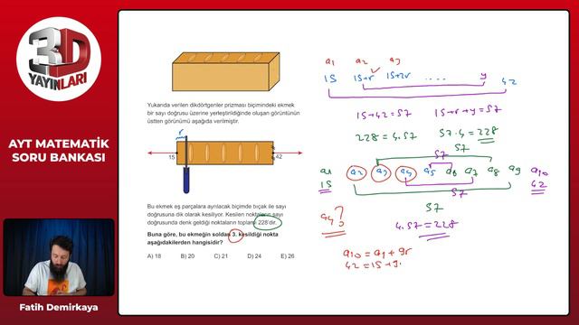 AYT Matematik Soru Bankası Bölüm 08 Test 08 Soru Çözümleri смотреть онлайн
