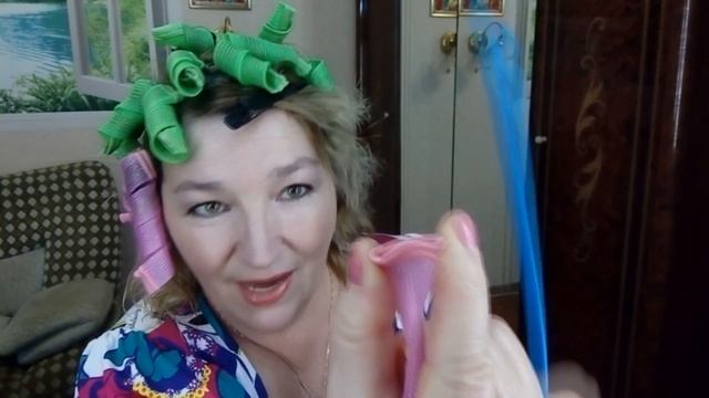 Домашняя укладка при помощи бигуди Magic Leverag (стружка). смотреть онлайн
