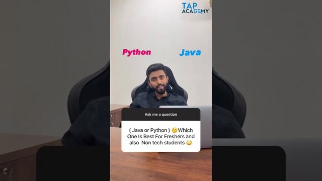 Which programming language is best for getting a job? | Java or Python #short смотреть онлайн