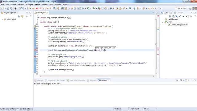 Java Selenium Example 7 - How to find Web element in DOM смотреть онлайн