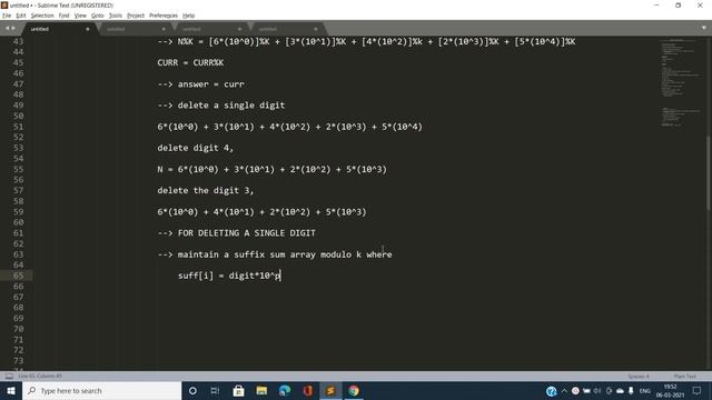 Maximize The Modulo Function | Dynamic Programming | Full Solution | March Easy 2021 смотреть онлайн