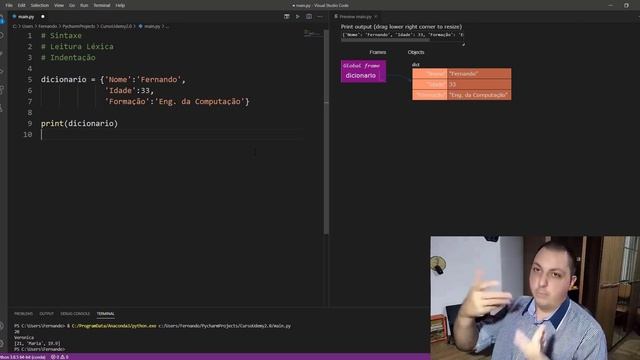 Python 004 Sintaxe, Leitura Léxica e Indentação смотреть онлайн