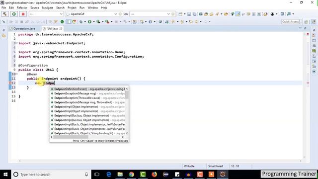 spring boot with apache cxf example смотреть онлайн