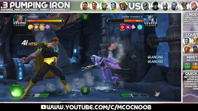 MCOC Act 8.1.3 - Pumping Iron, A Good Defense, Precision Parry & Parry Vulnerability - Diablo смотреть онлайн