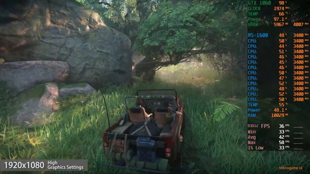 Uncharted: The Lost Legacy | GTX 1060 6GB | Ryzen 5 1600 смотреть онлайн