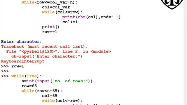 Python - Getting started with pattern (break & continue) part-6 смотреть онлайн