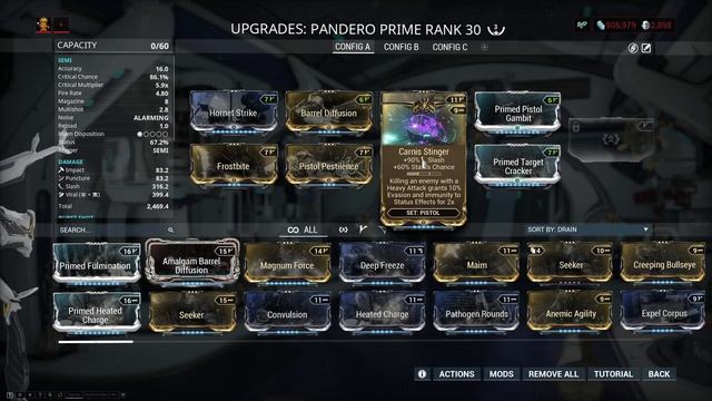 Warframe - Quick Look At: Pandero Prime (3 Forma) смотреть онлайн